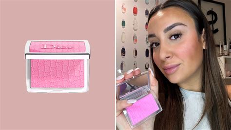 baby pink dior blush|Dior pink blush review.